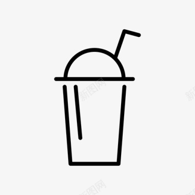 饮料冷饮奶昔图标图标