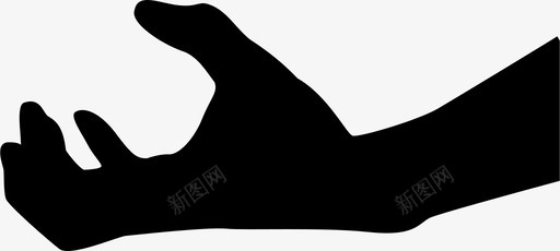 抓住屁股手图标图标