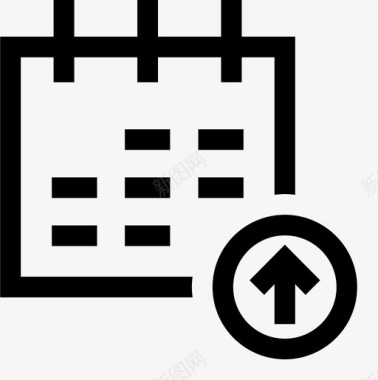 月工作汇报上传日历月日程表图标图标