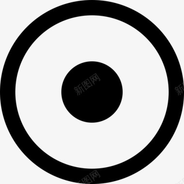 圆点记录按钮圆圈图标图标