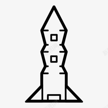 火箭火箭宇航员创新图标图标