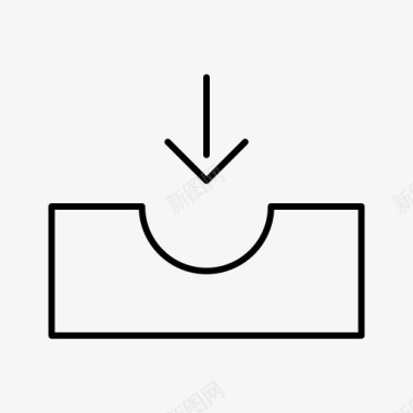 WEB应用收件箱应用程序业务图标图标