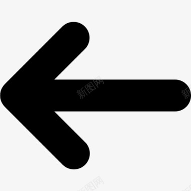 向左旋转箭头方向向左图标图标