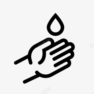 洗手清洁水图标图标