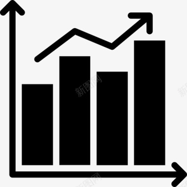 创意商务图表流程图条形图图表图标图标