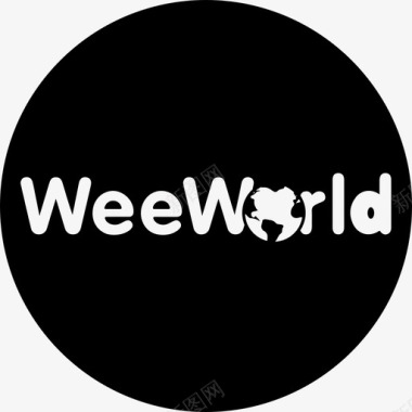 公证徽标Weeworld徽标社交社交图标圆形图标