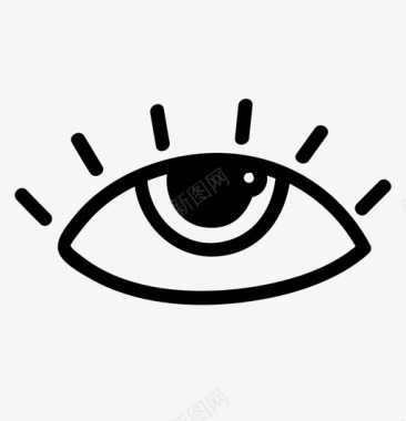 爆找睁开眼睛看找图标图标