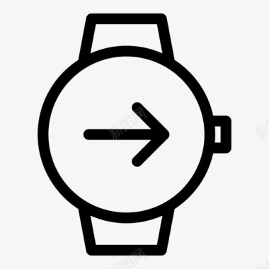 智能手表下一个苹果智能手表时钟图标图标