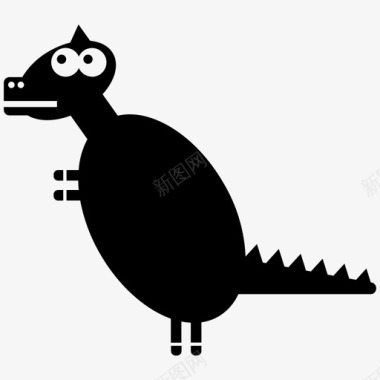 恐龙动物可爱图标图标
