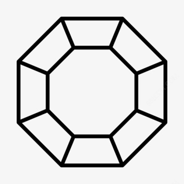 八角形图标免费下载 八角形矢量图标 icon