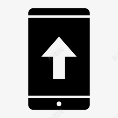 手机左右滑动智能手机向上向上滑动向上箭头图标图标