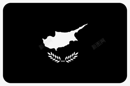 矩形塞浦路斯国家欧洲图标图标