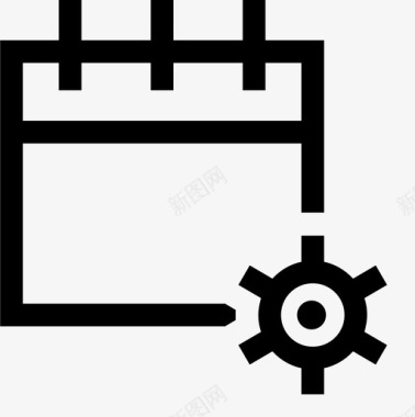 月费率设置日历月计划图标图标
