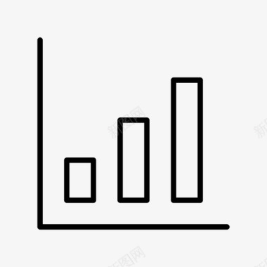 购物信息图表图表分析条形图图标图标