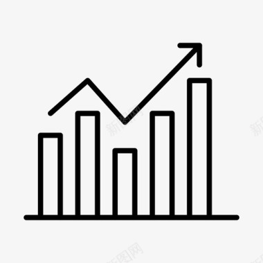 质感直方图图表条形图直方图图标图标