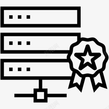 认证标识认证网络数据库网络图标图标