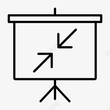 窗口最大化屏幕收缩箭头控件收缩图标图标