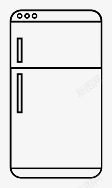 冰箱除臭剂冰箱图标图标