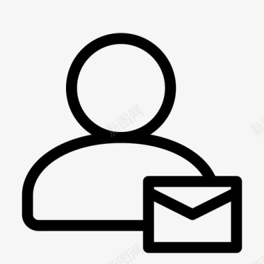 个人资料用户帐户电子邮件图标图标