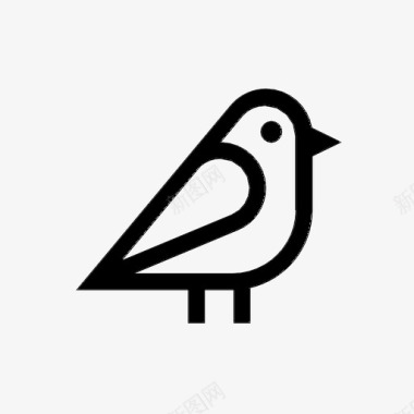 鸟动物新年图标图标