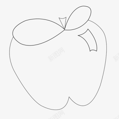 苹果水果农产品图标图标