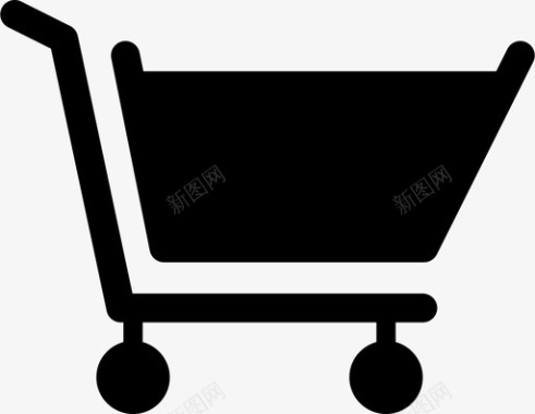 购物中心购物车超级市场图标图标