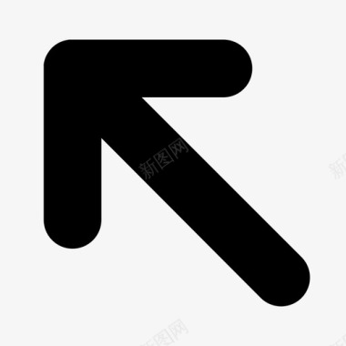 向左旋转箭头方向向左图标图标