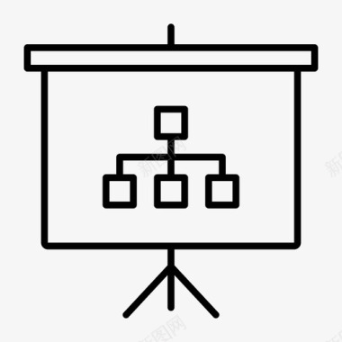 讲解知识结构屏幕显示投影讲解器图标图标