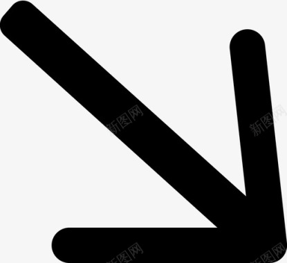 右上拐箭头箭头方向右上图标图标