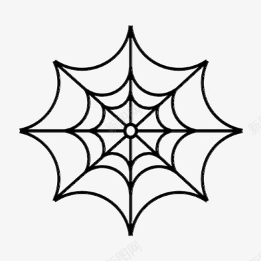 素材蜘蛛网蜘蛛网万圣节旧的图标图标