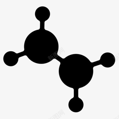 生物分子科学乙烯原子碳图标图标