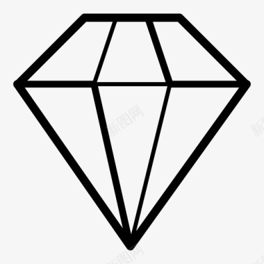珠宝设计png免扣钻石宝石珠宝图标图标