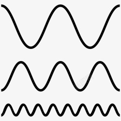 正弦波正弦波频率数学图标高清图片