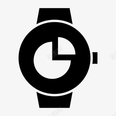 拼搏向上smartwatch饼图大数据增强图标图标
