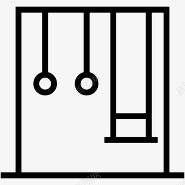 公园园林秋千娱乐公园图标图标