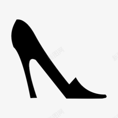 高跟鞋高跟鞋女鞋图标图标