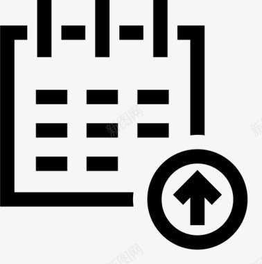 月表格上传日历月日程表图标图标