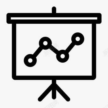 大屏幕下统计投影屏幕大屏幕板图标图标