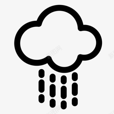 雨水雨水天气图标图标