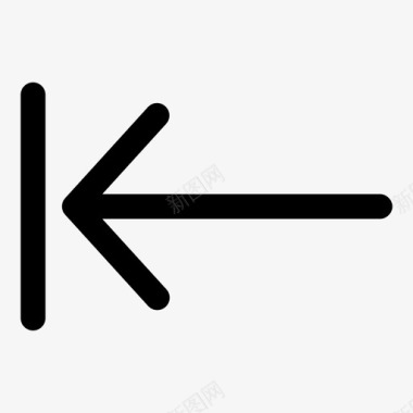 向左旋转向左移动箭头方向图标图标
