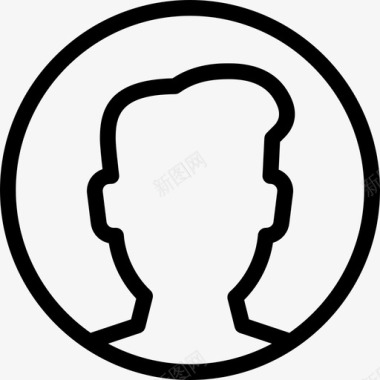 火焰圈素材男圈人个人资料图标图标