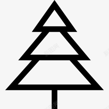 圣诞树圣诞装饰品圣诞元素图标图标