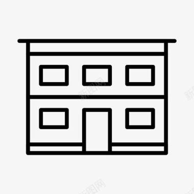 树墩房屋建筑物建筑地产图标图标