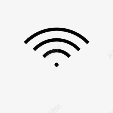 互联网wifi无线信号连接图标图标