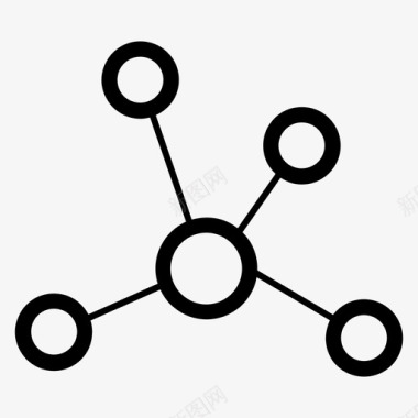 社区社区网络沟通连接图标图标