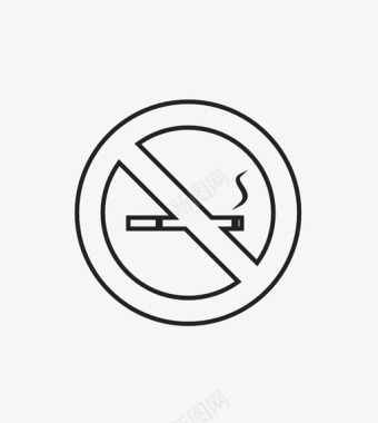禁烟禁烟吸烟图标图标