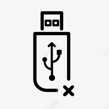 记忆标本usb取消数据删除图标图标