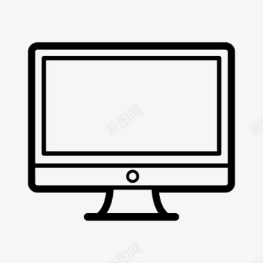 电脑显示器显示器lcd图标图标