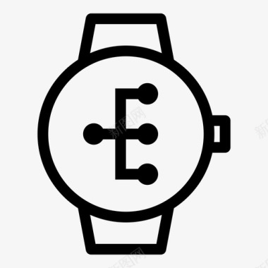 广告宣传方案smartwatch工作流层次结构链接图标图标