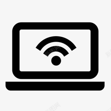 互联网wifi无线互联网笔记本电脑遥控器图标图标